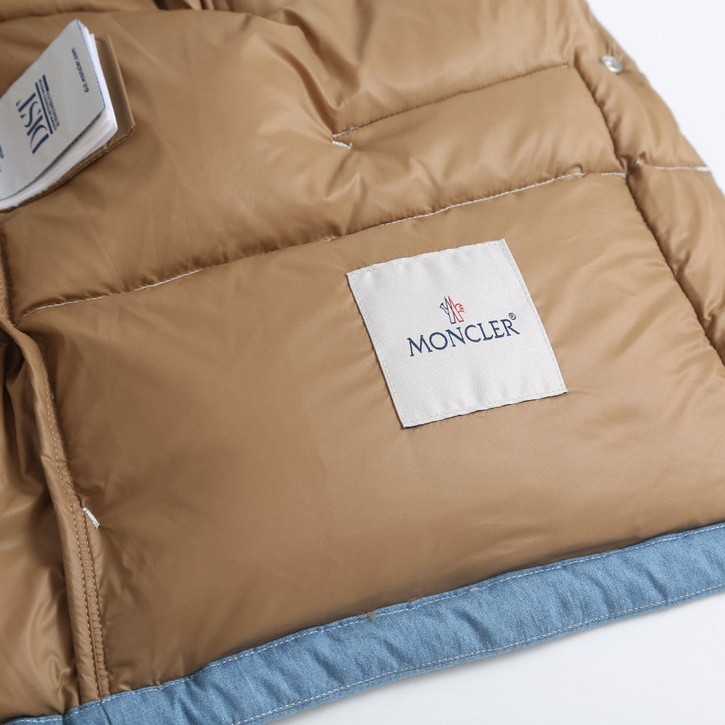 Falection FW26 Ervironal Denim Down Vest in 3 Colors