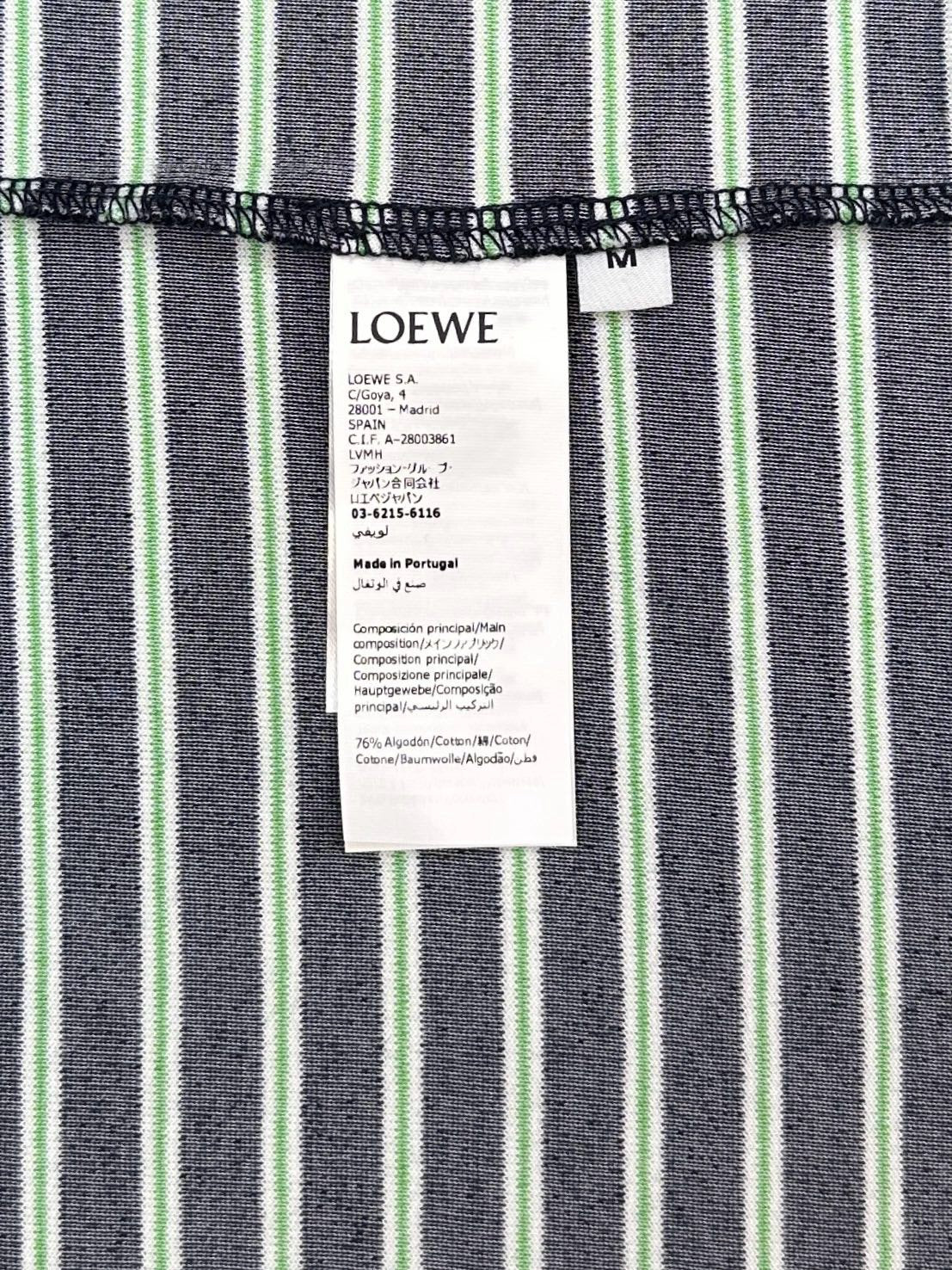 Falection FW26 Navy Stripe Toggle Polo Shirt