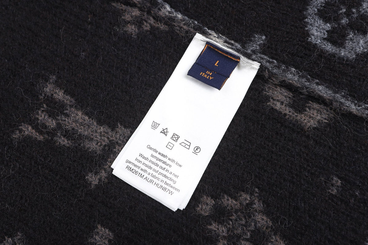 Falection FW26 Monogram Mohair Cardigan in 2 Colors
