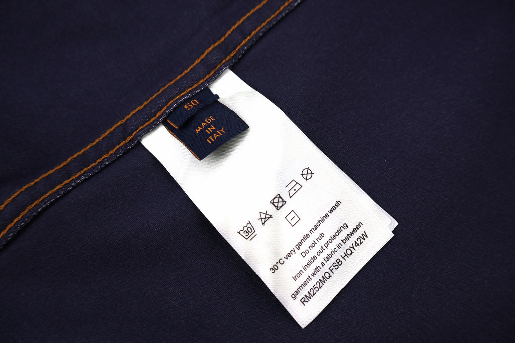Falection SS27 Patchwork Monogram Denim Shirt