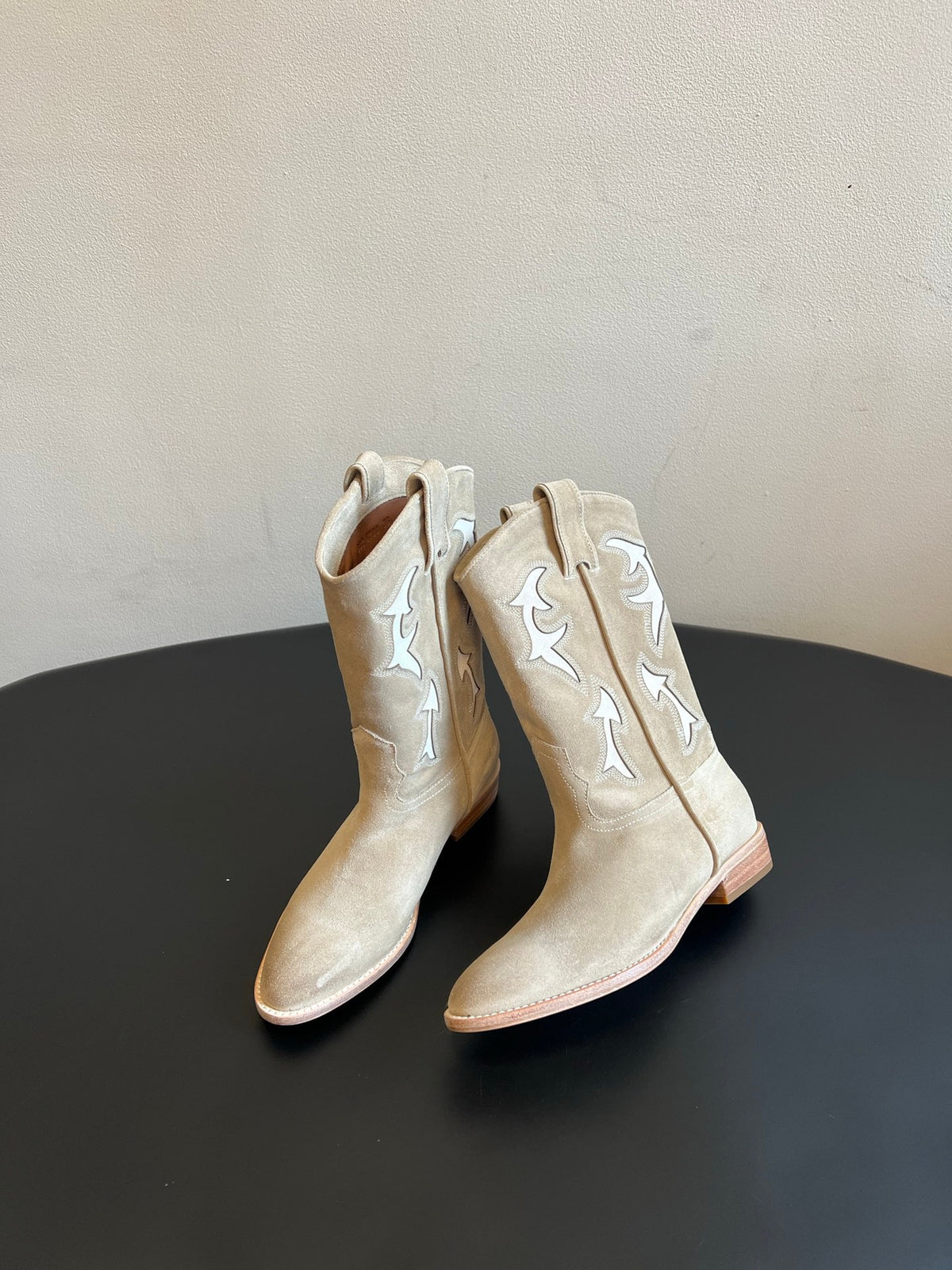 Falection Satore FW26 Suede Western Boots