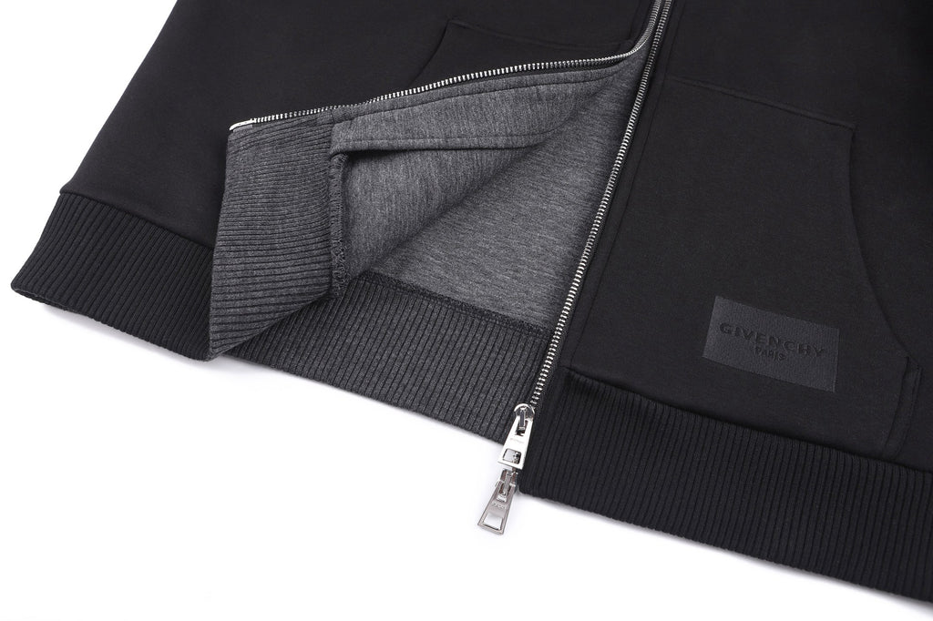 Falection FW26 Zip Up Logo Patch Hoodie