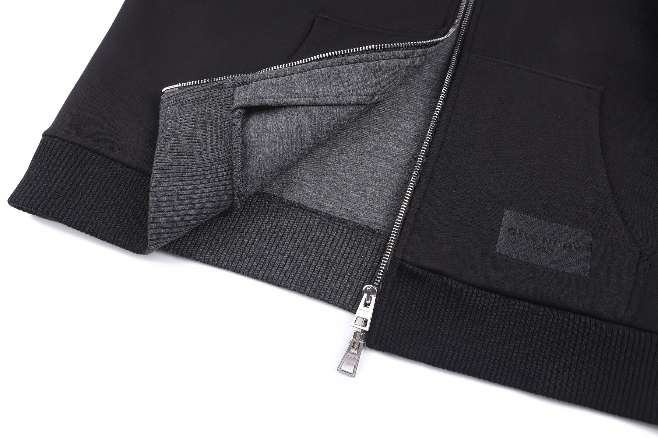 Falection FW26 Zip Up Logo Patch Hoodie