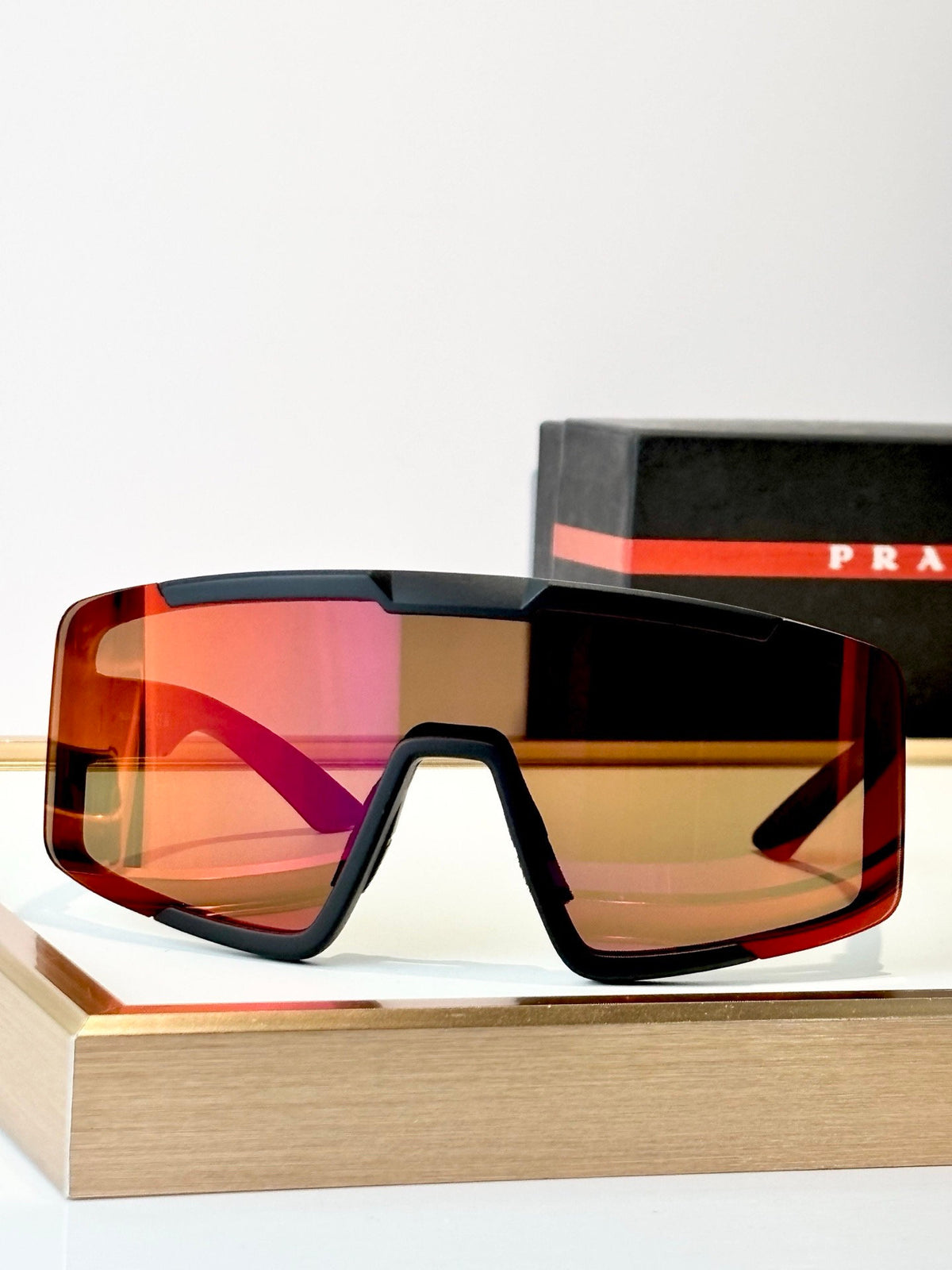 Falection FW26 Linea Rossa Geometric Shield Sunglasses in 4 Colors