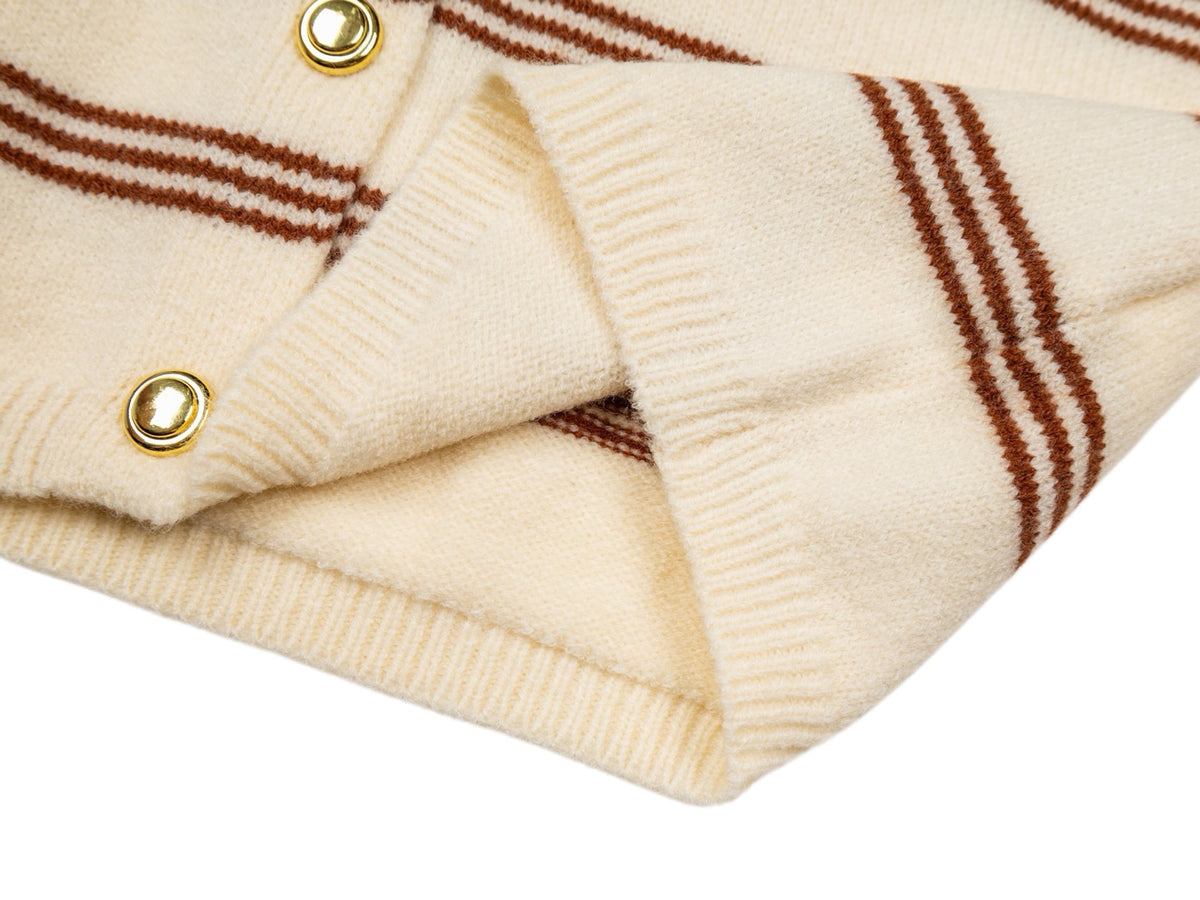 Falection FW26 Striped Cardigan in 2 Colors