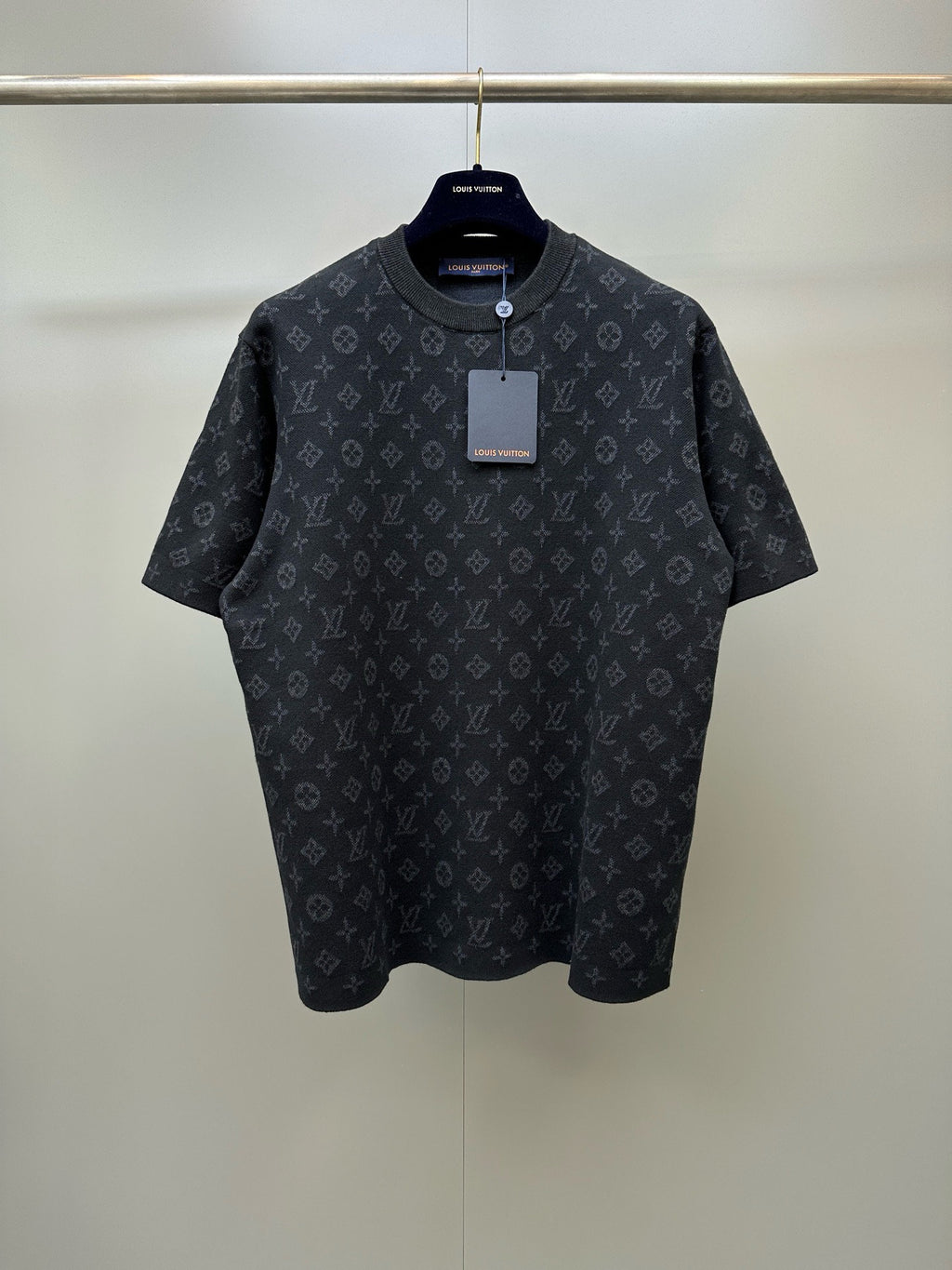 Falection FW26 Monogram Jacquard Short Sleeved Crewneck