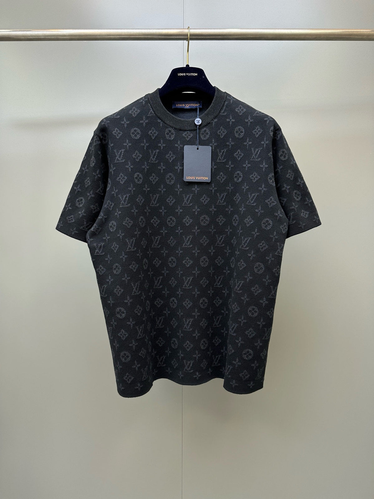 Falection FW26 Monogram Jacquard Short Sleeved Crewneck
