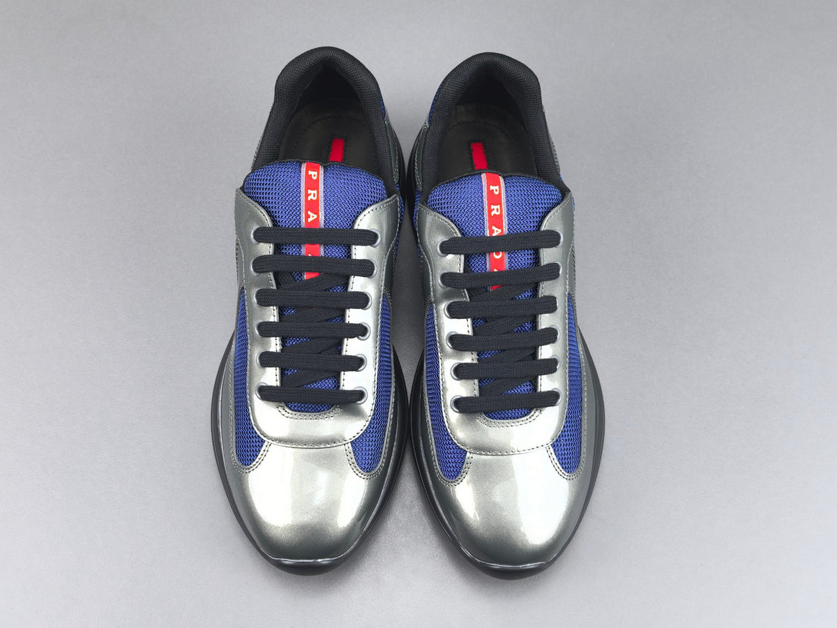 Falection FW26 America's Cup Metallic Leather and Bike Fabric Sneaker