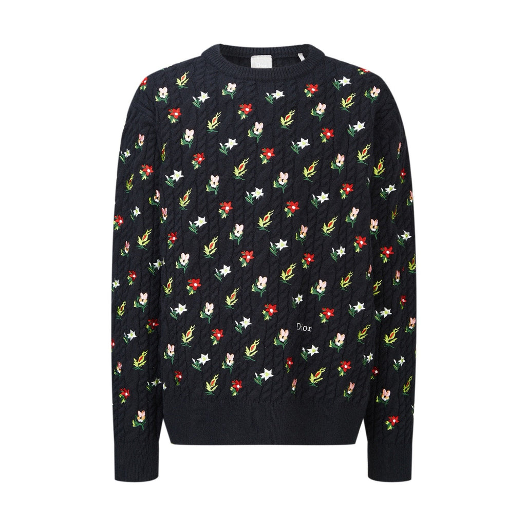 Falection FW26 floral Embroidered Sweater