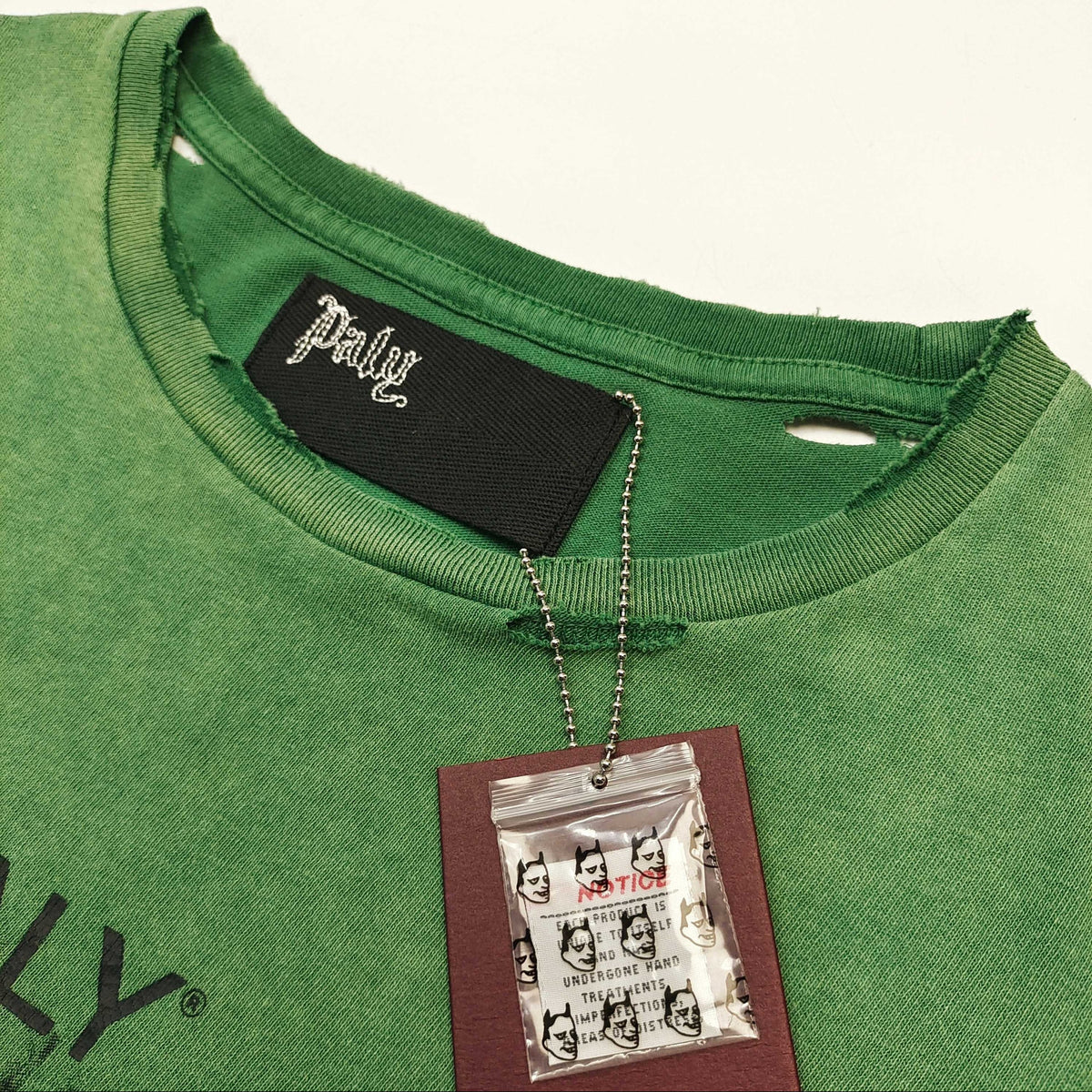 Falection Paly Hollywood FW26 Core Logo Tee in Vintage Green
