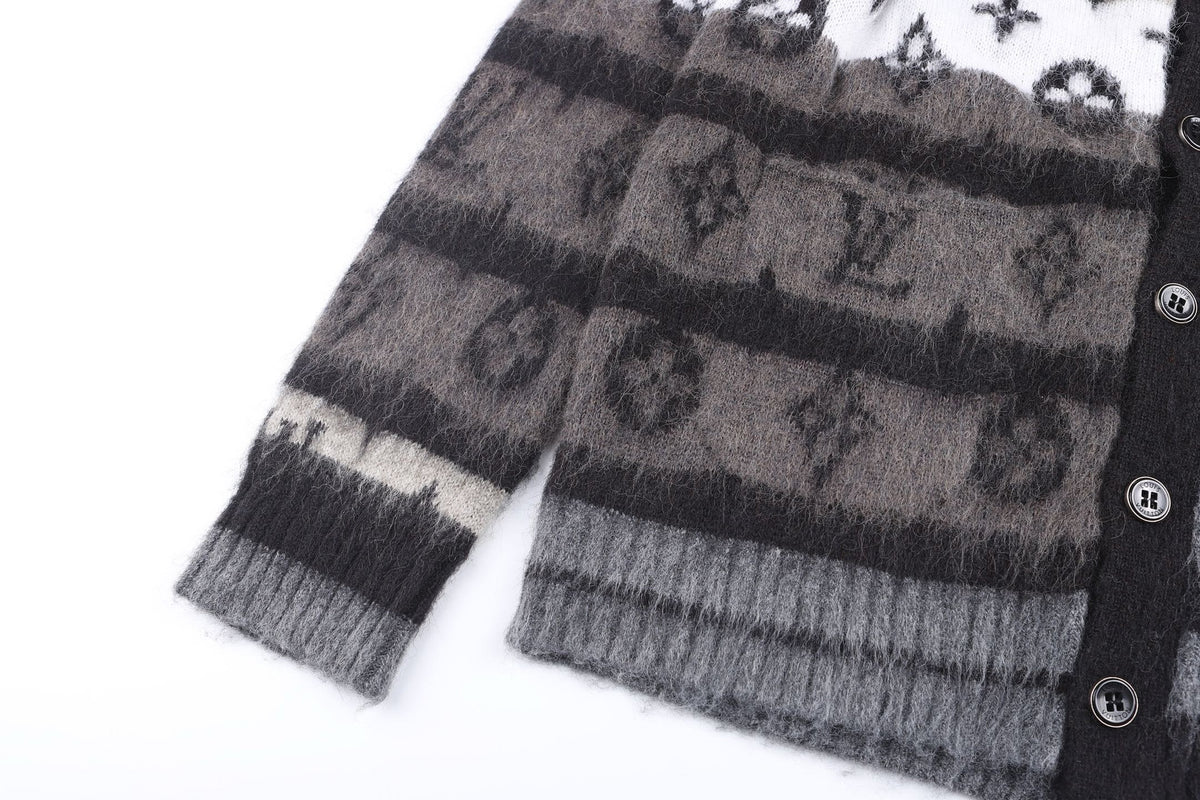 Falection FW26 Monogram Mohair Cardigan in 2 Colors
