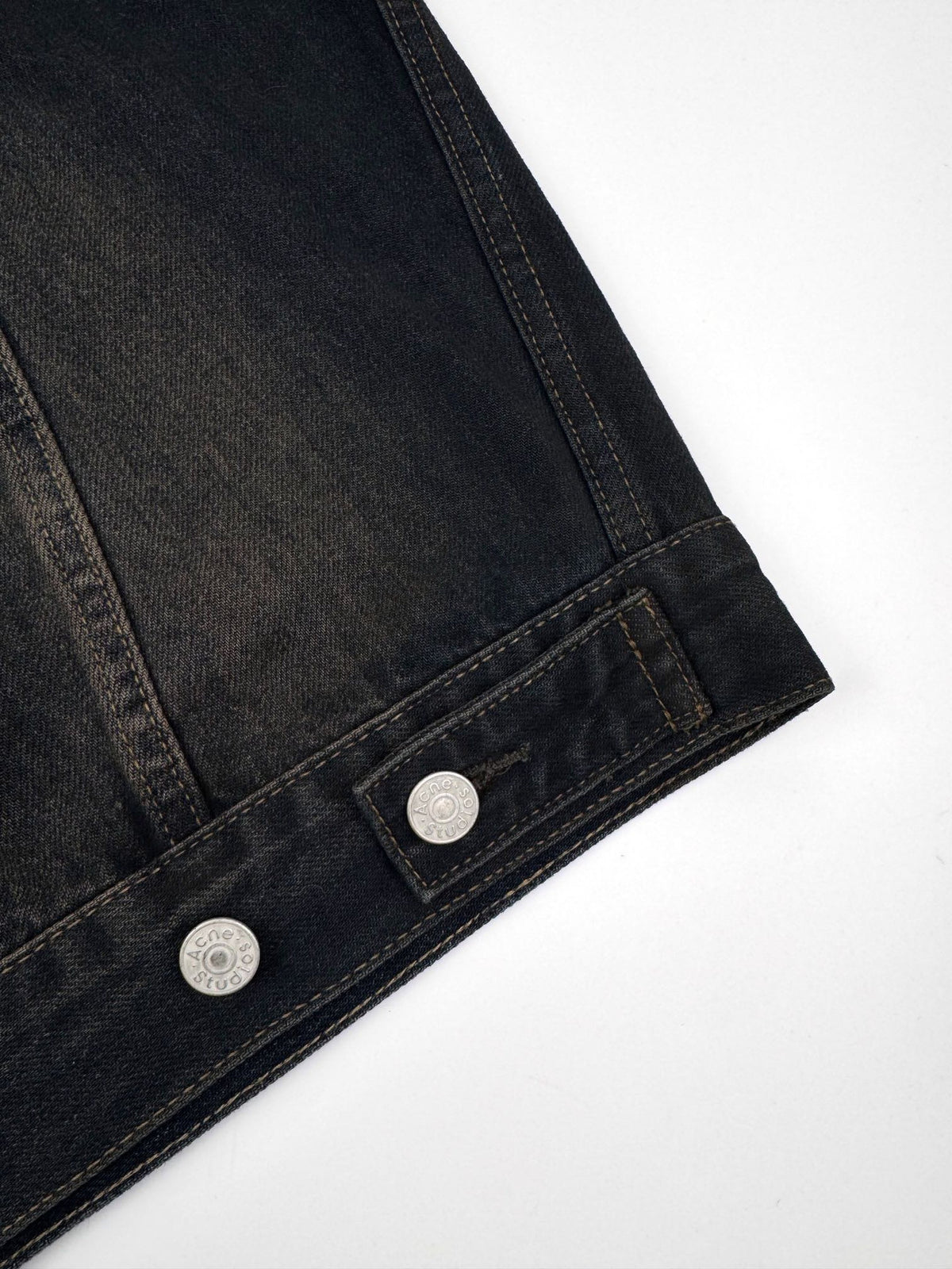 Falection FW26 Studded Washed Denim Jacket
