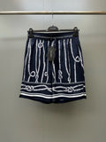Falection FW26 Marina Print Silk Shorts