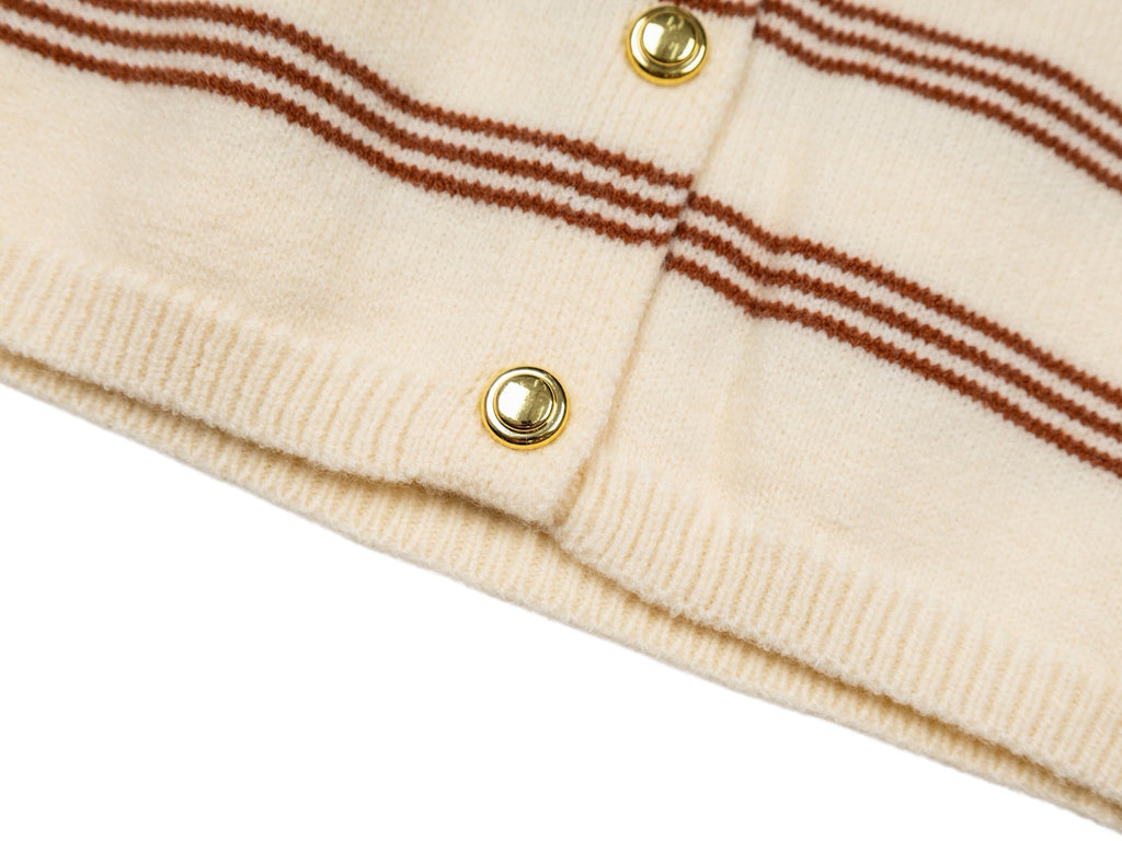 Falection FW26 Striped Cardigan in 2 Colors