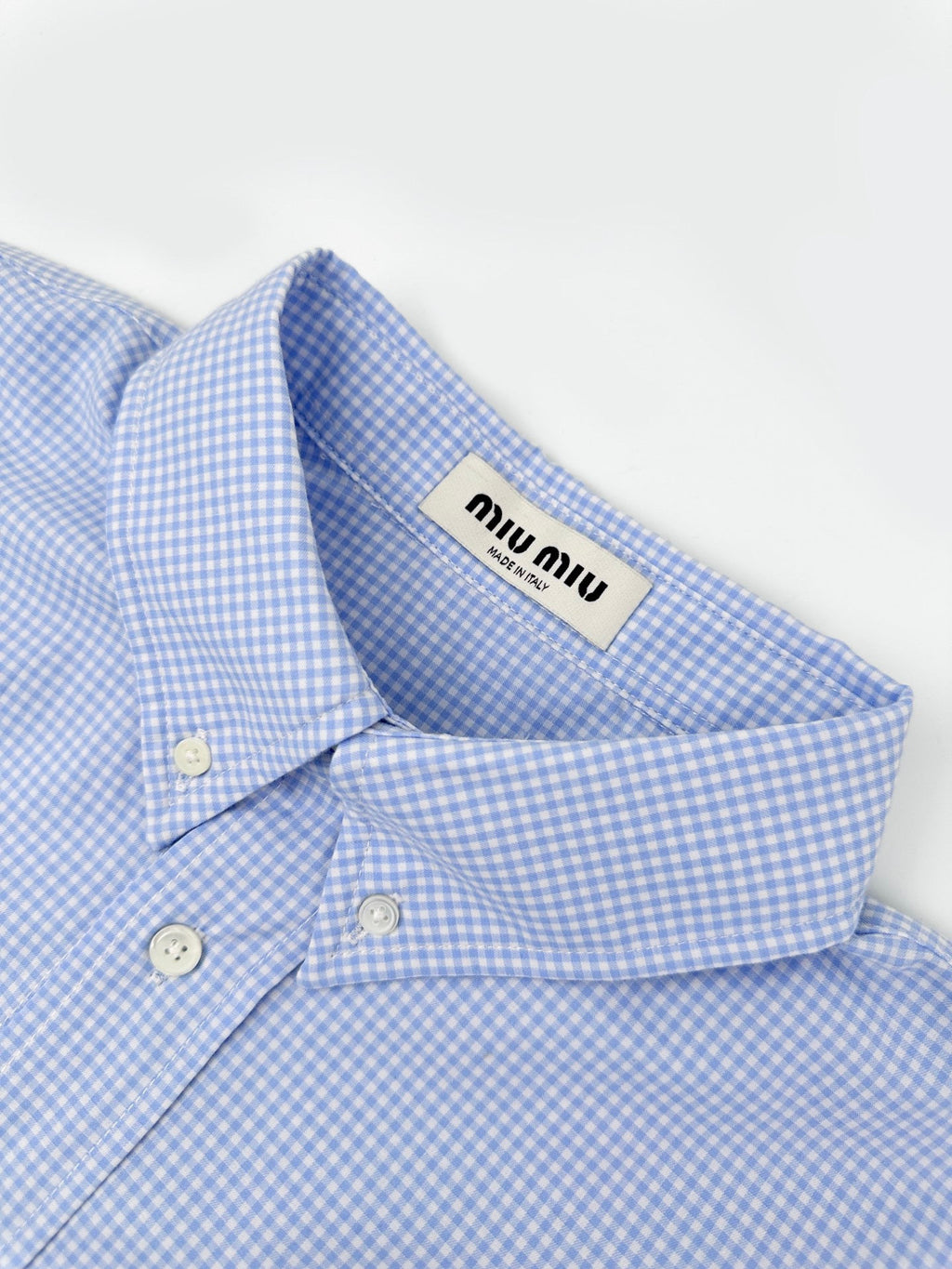 Falection FW26 Gingham Check Poplin Shirt