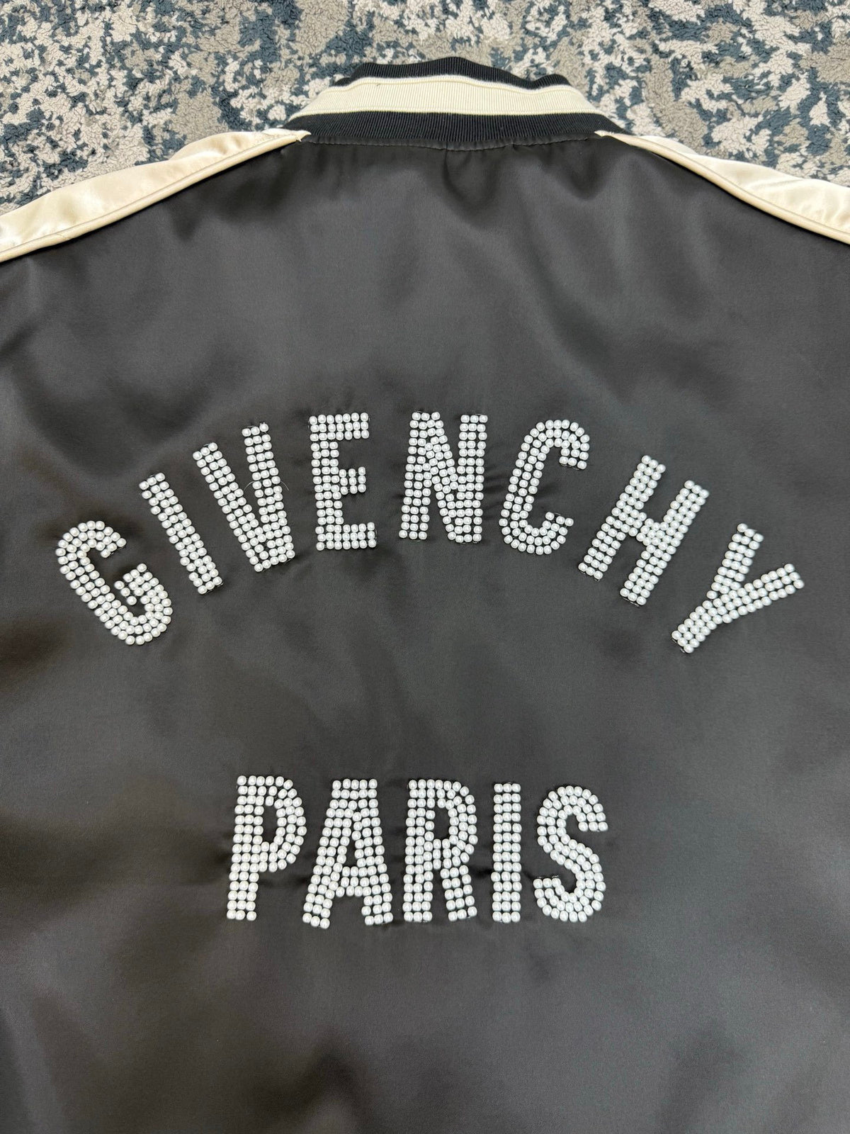Falection FW26 Black Logo Bomber Jacket