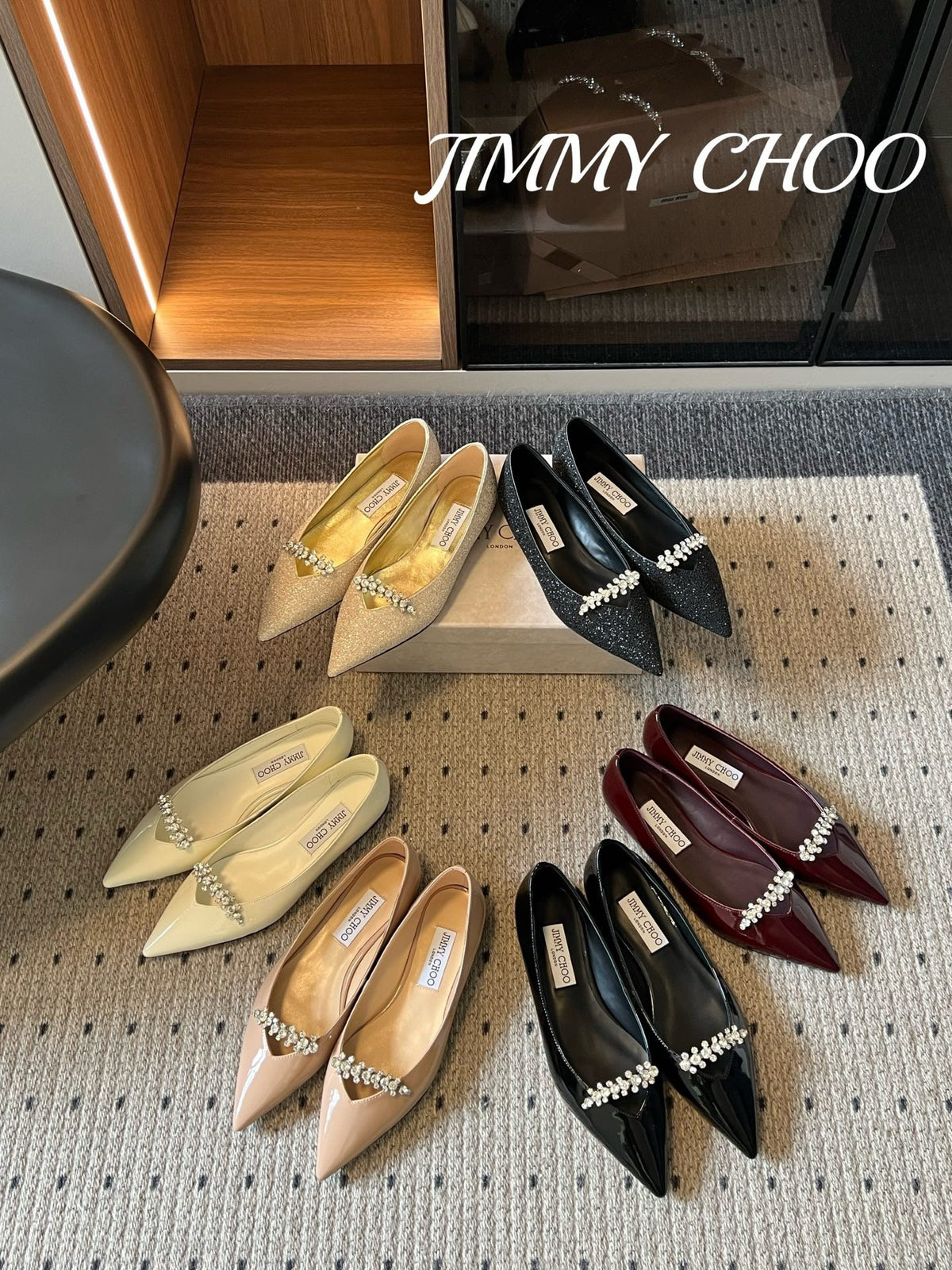 Falection JC FW26 Lynda Ballerina Flats in 6 Colors