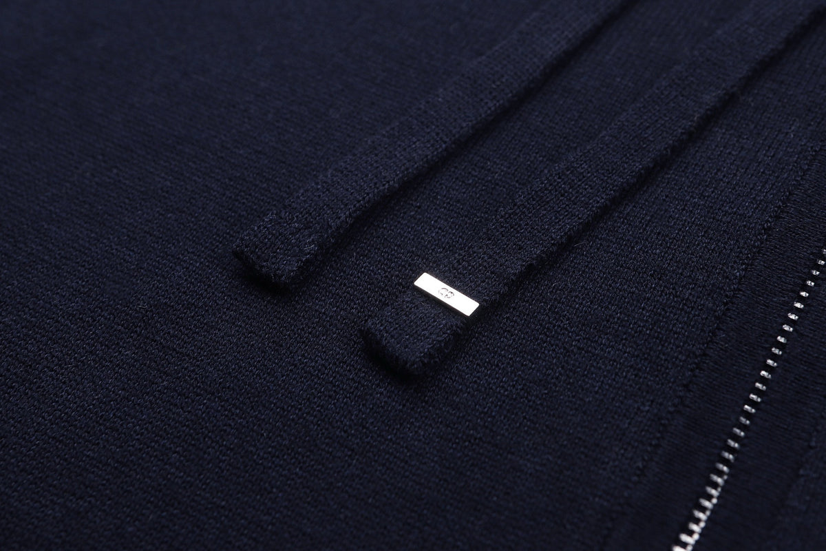 Falection FW26 Oblique Lined Hooded Sweatshirt in 2 Colors