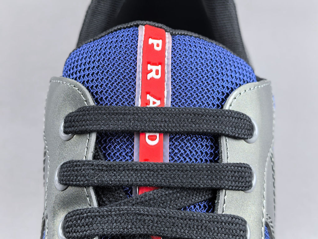 Falection FW26 America's Cup Metallic Leather and Bike Fabric Sneaker