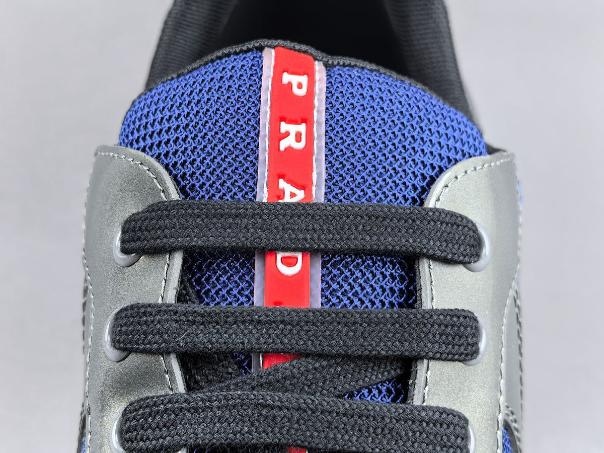Falection FW26 America's Cup Metallic Leather and Bike Fabric Sneaker