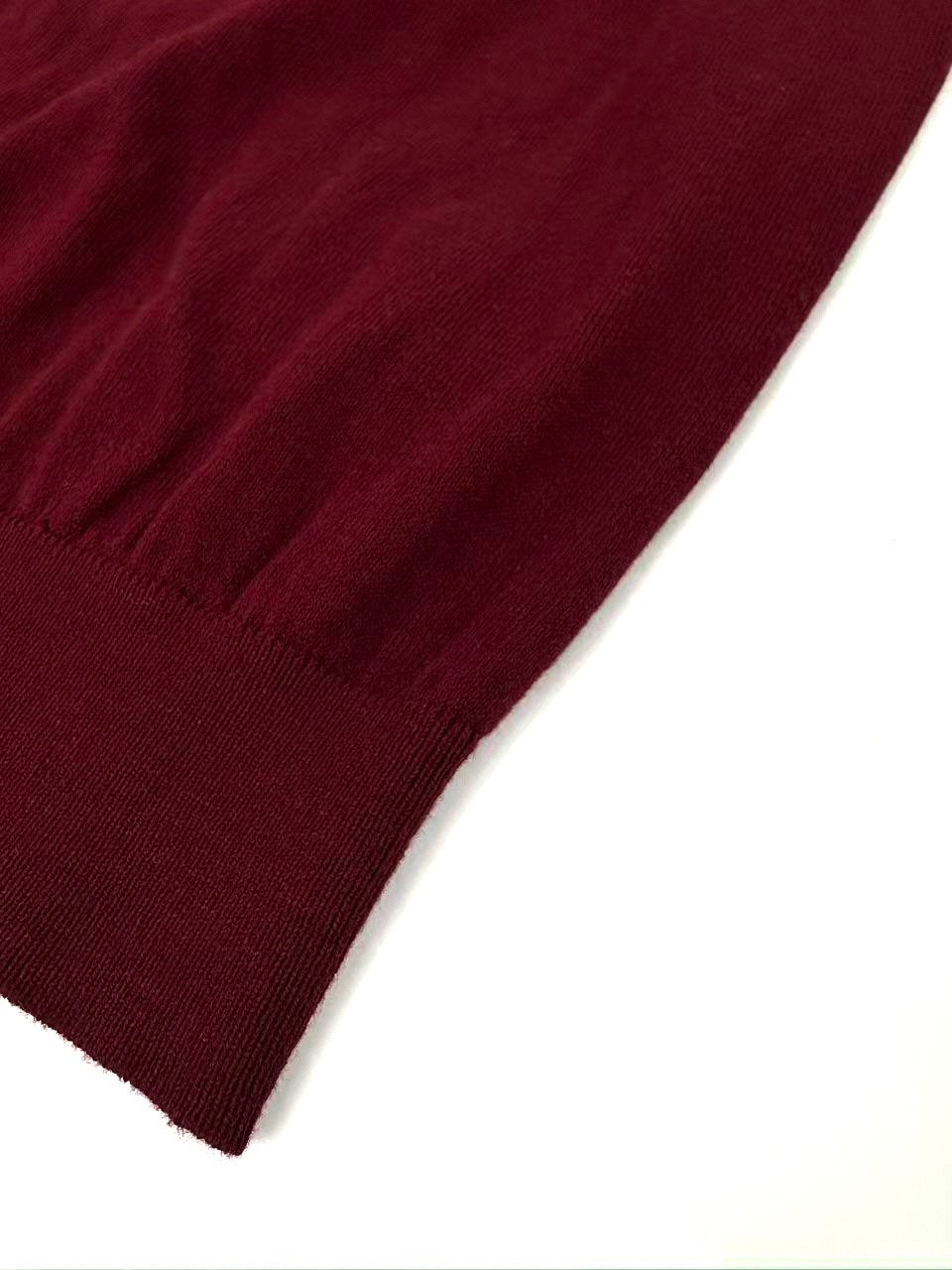 Falection FW26 Wool and Silk Polo Sweater in 4 Colors