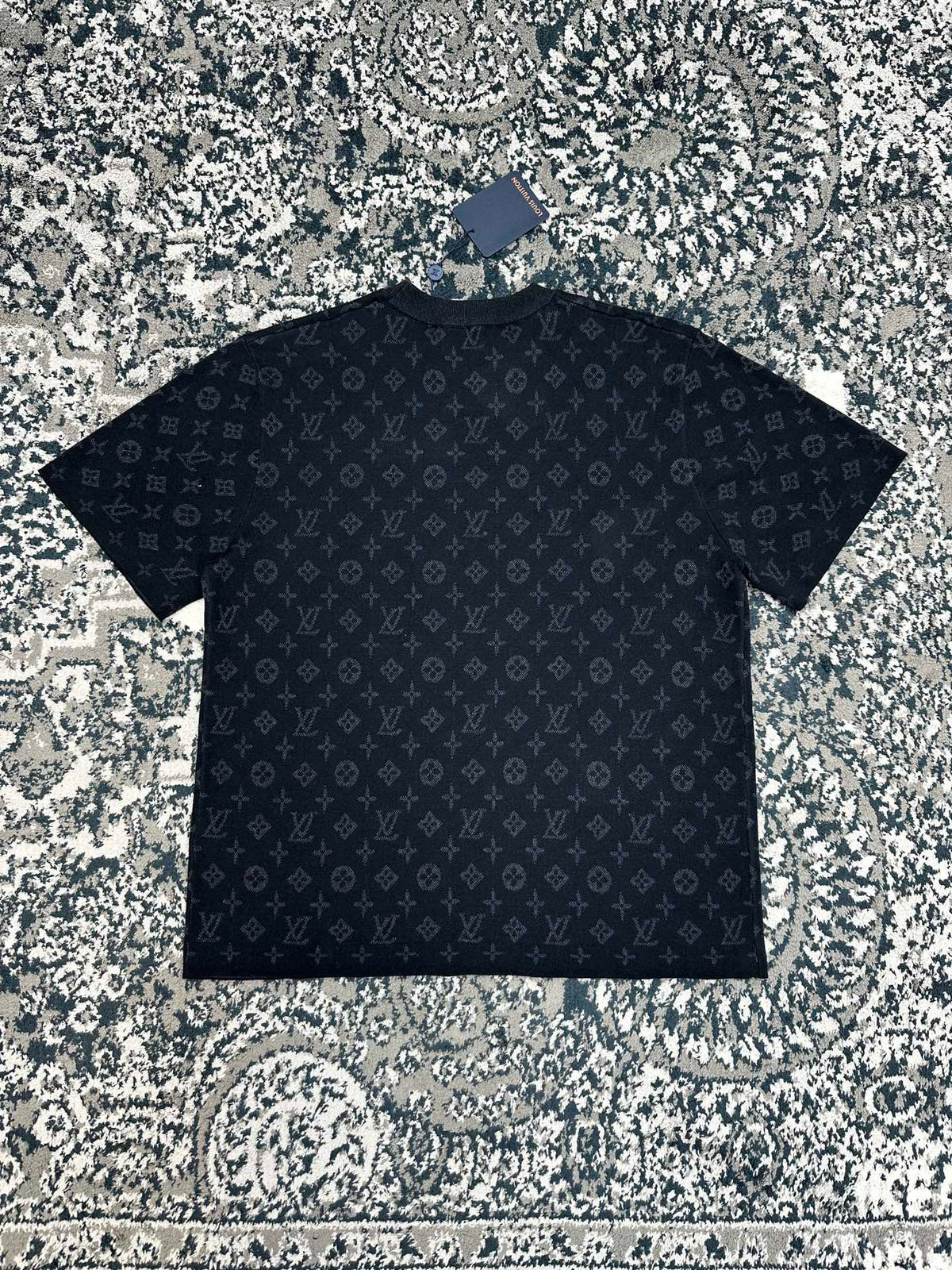 Falection FW26 Monogram Jacquard Short Sleeved Crewneck