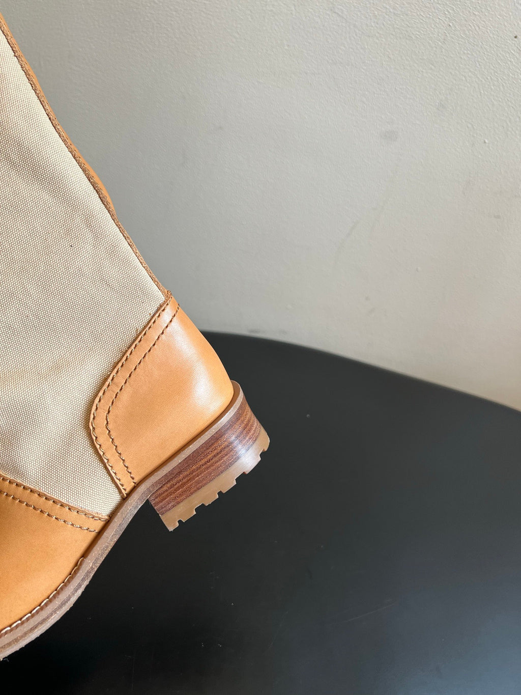 Falection FW26 Leather and Canvas Boots