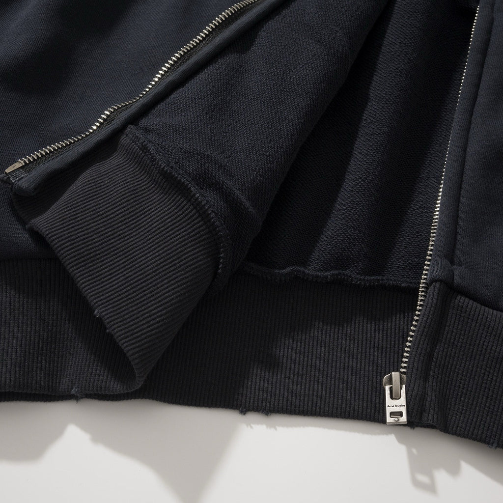 Falection FW26 Washed Zip Up Cardigan in 4 Colors