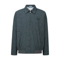 Falection FW26 Blue/Bottle Checked Flannel Blouson Jacket