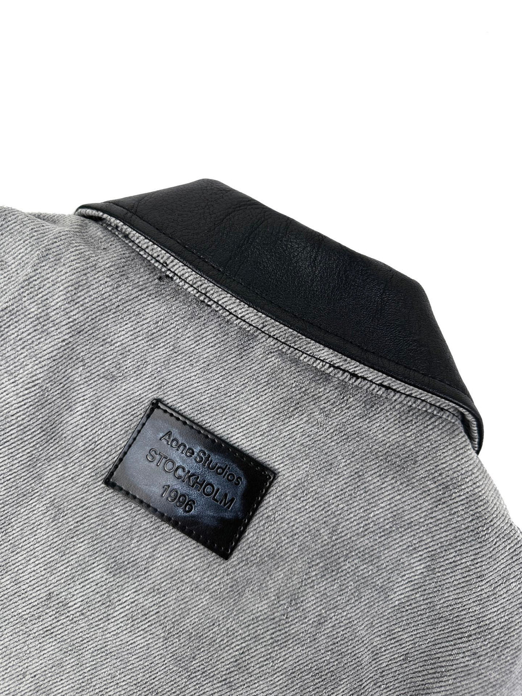 Falection FW26 Faded Denim Bomber Jacket