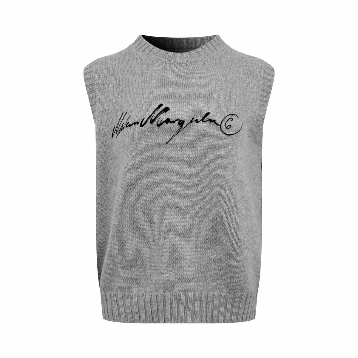 Falection MM FW26 Logo Print Knitted Sweatshirt