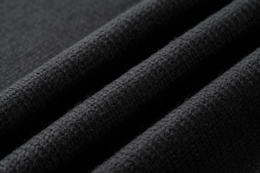 Falection FW26 Anagram Logo Embroidered Wool Sweater in Black