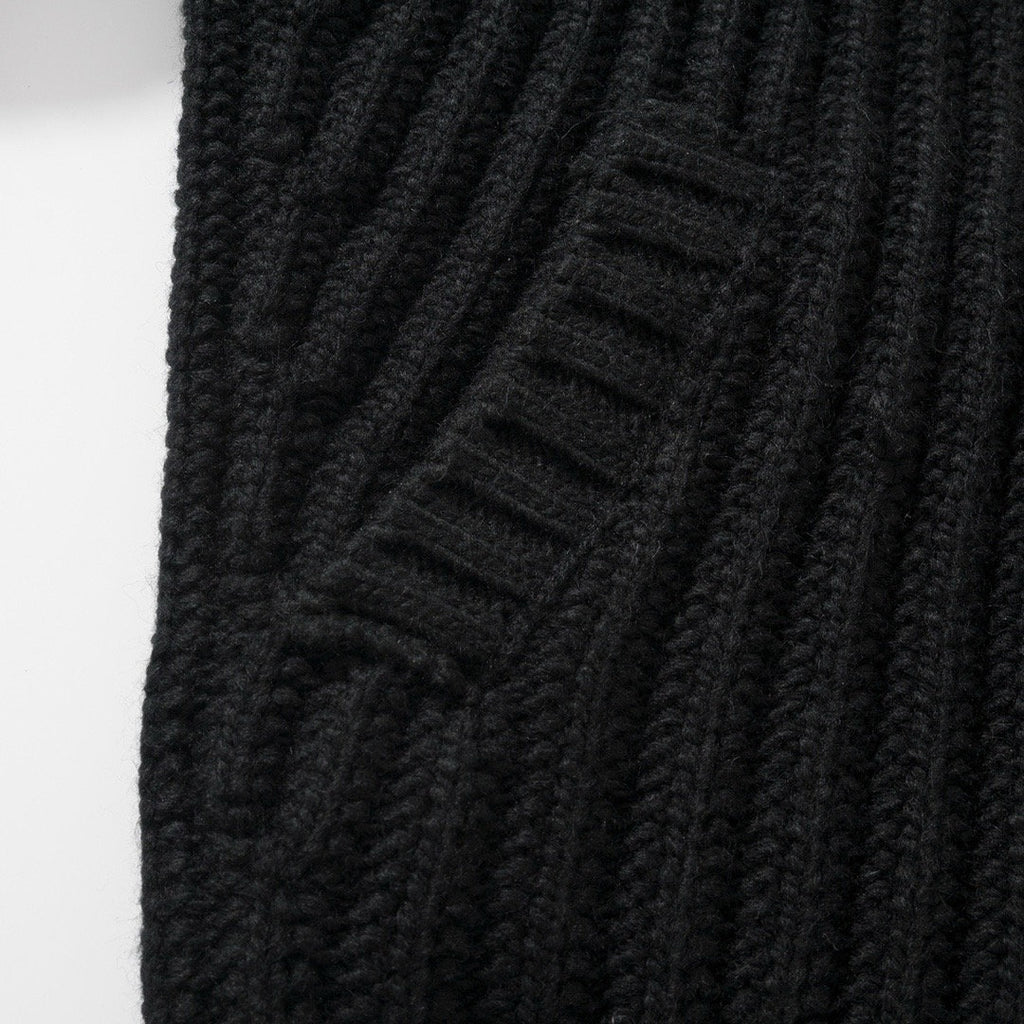 Falection FW26 Cable Knit Zip Fastening Cardigan