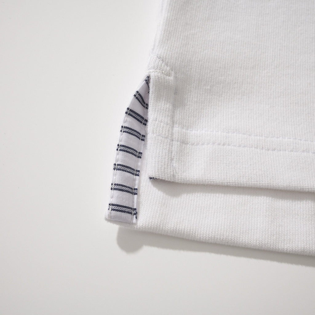 Falection FW26 Striped Polo Sweatshirt in 2 Colors