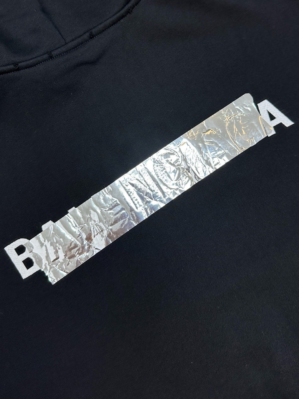 Falection FW26 Masking Tape Oversized Zip Up Hoodie