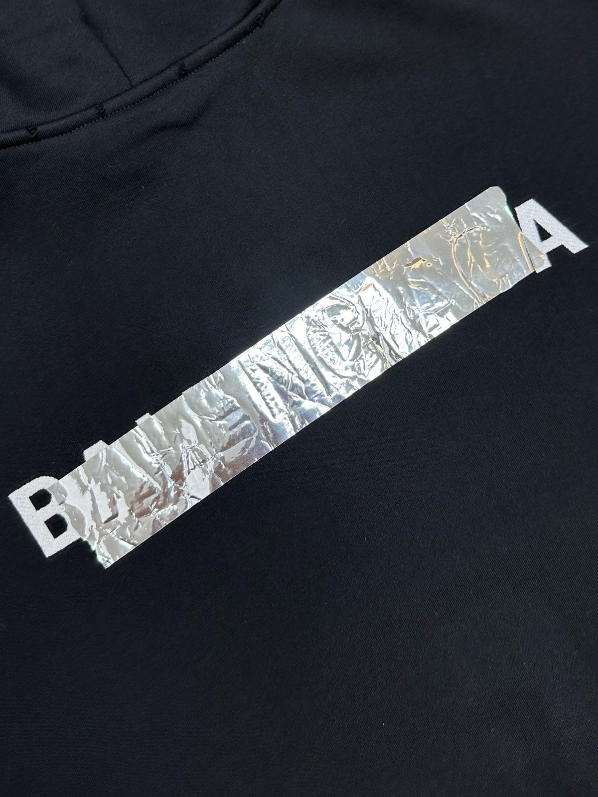 Falection FW26 Masking Tape Oversized Zip Up Hoodie