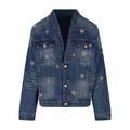 Falection FW26 Embroidered Denim Kimono Jacket