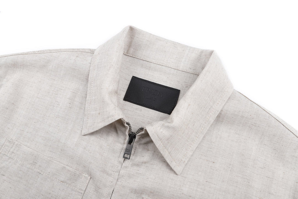 Falection FW26 Chambray Blouson Zip Jacket