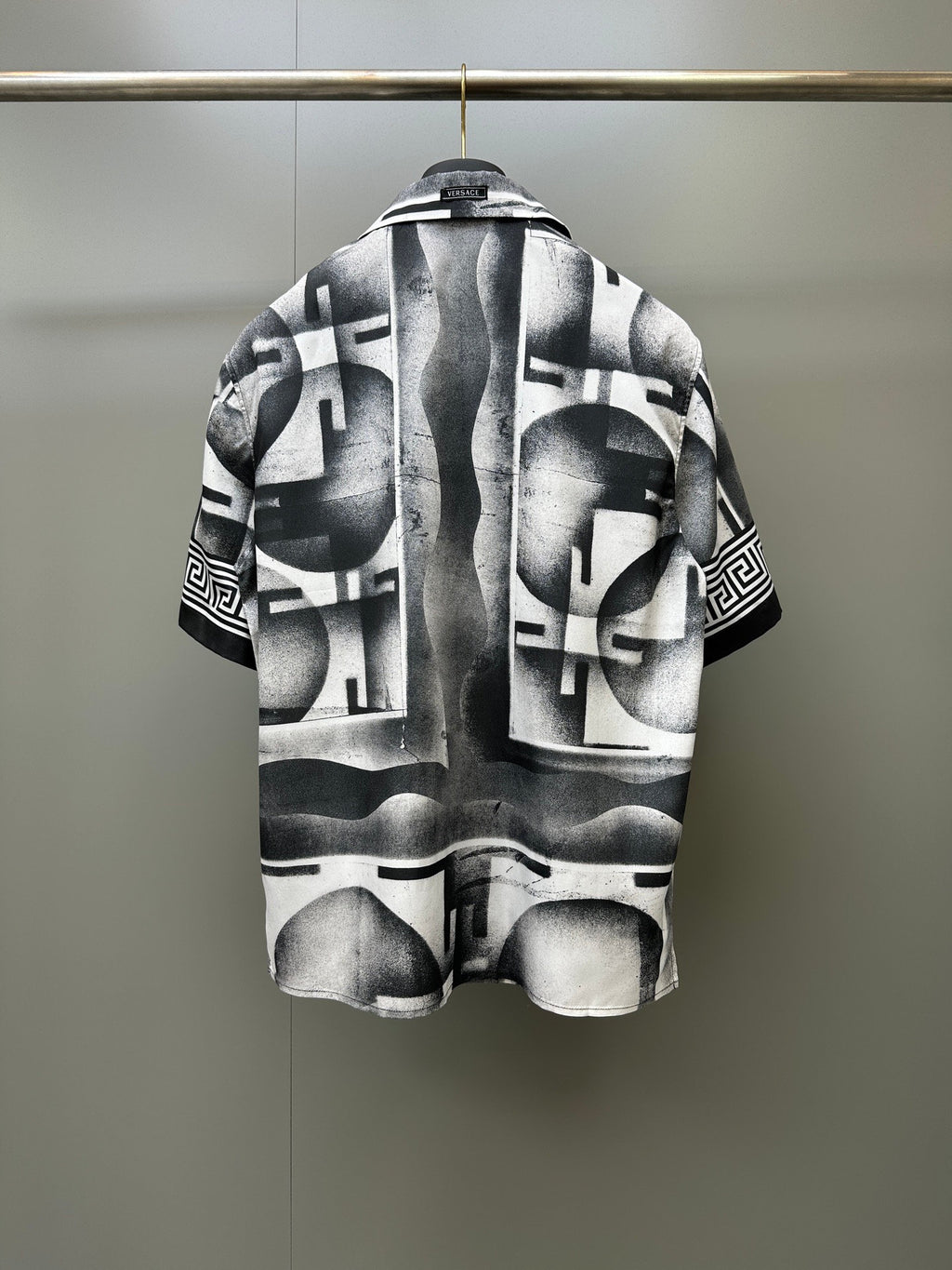 Falection FW26 Printed Crepe De Chine Silk Shirt