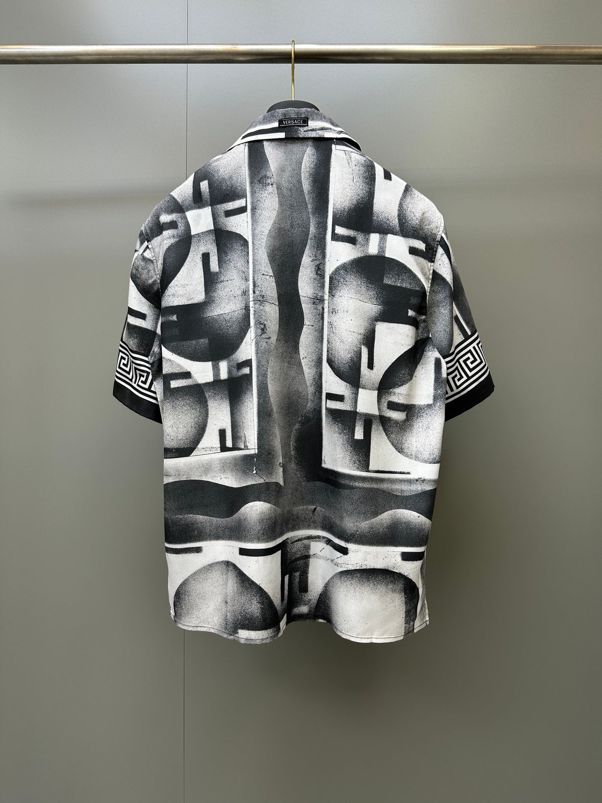 Falection FW26 Printed Crepe De Chine Silk Shirt