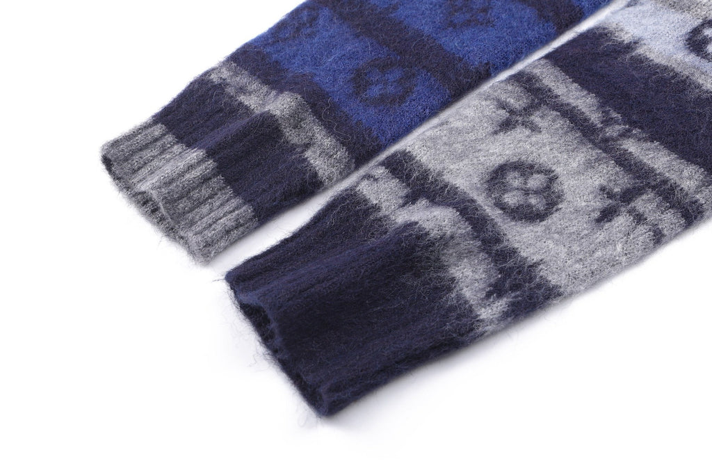 Falection FW26 Monogram Mohair Cardigan in 2 Colors