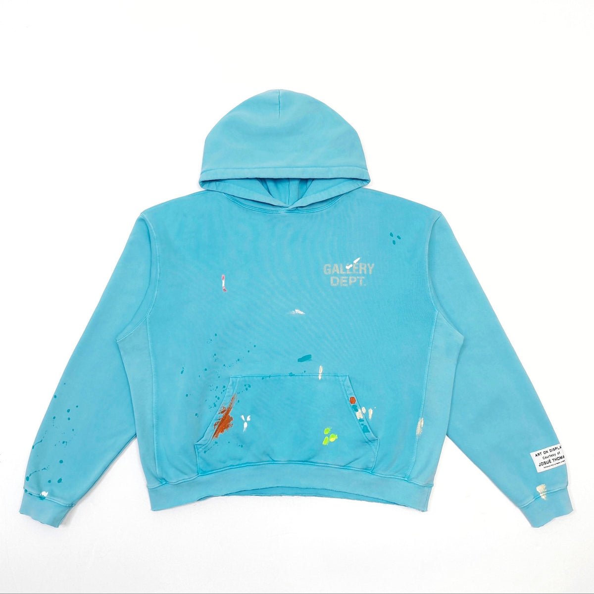 Falection Gallery Dept FW26 Paint Splatter Logo Print Hoodie