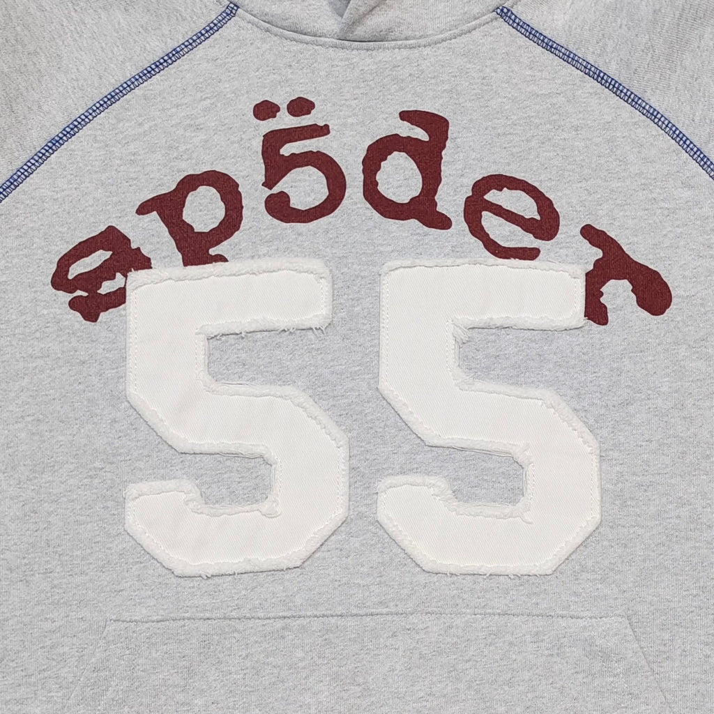 Falection Sp5der FW26 University Hoodie in Heather Gray