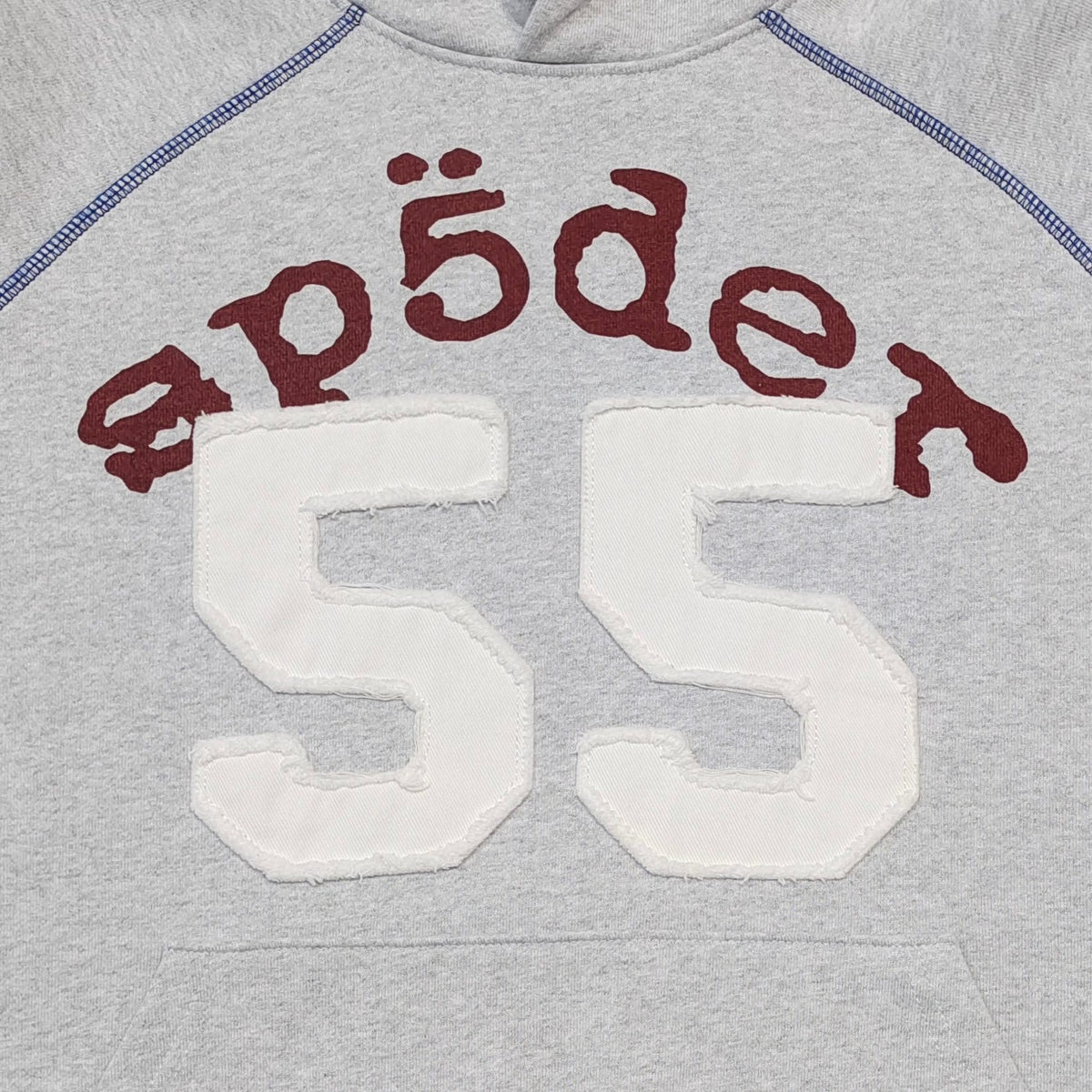 Falection Sp5der FW26 University Hoodie in Heather Gray