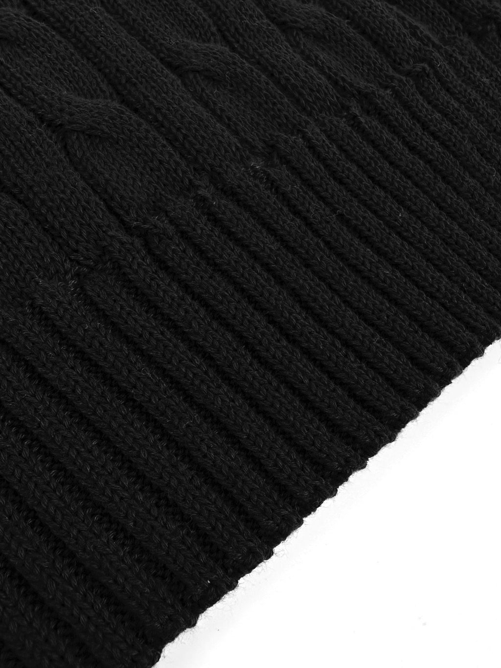 Falection FW26 Logo Embroidered Cable Knit Sweater in 2 Colors