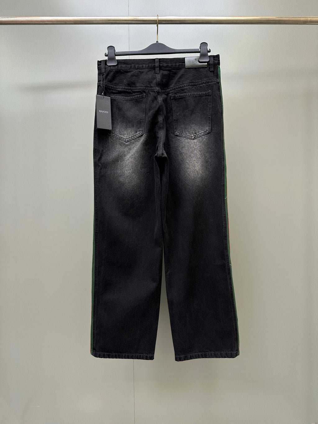 Falection FW26 Cotton Denim Pants with Web Insert