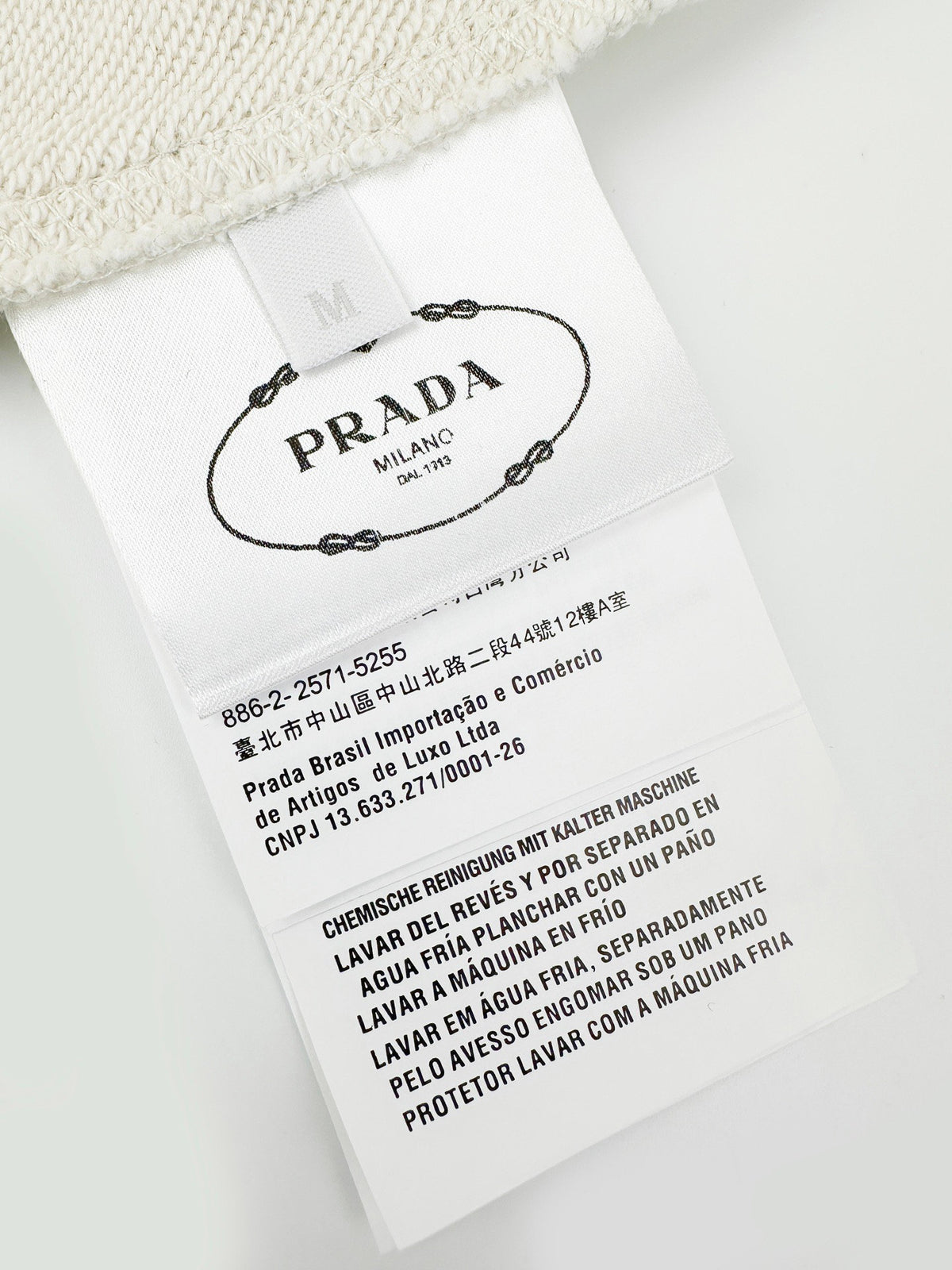 Falection FW26 Logo Cotton Jersey Sweatshirt