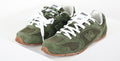 Falection NB x MIU SS26 530 SL Technical Fabric and Suede Sneaker in Olive