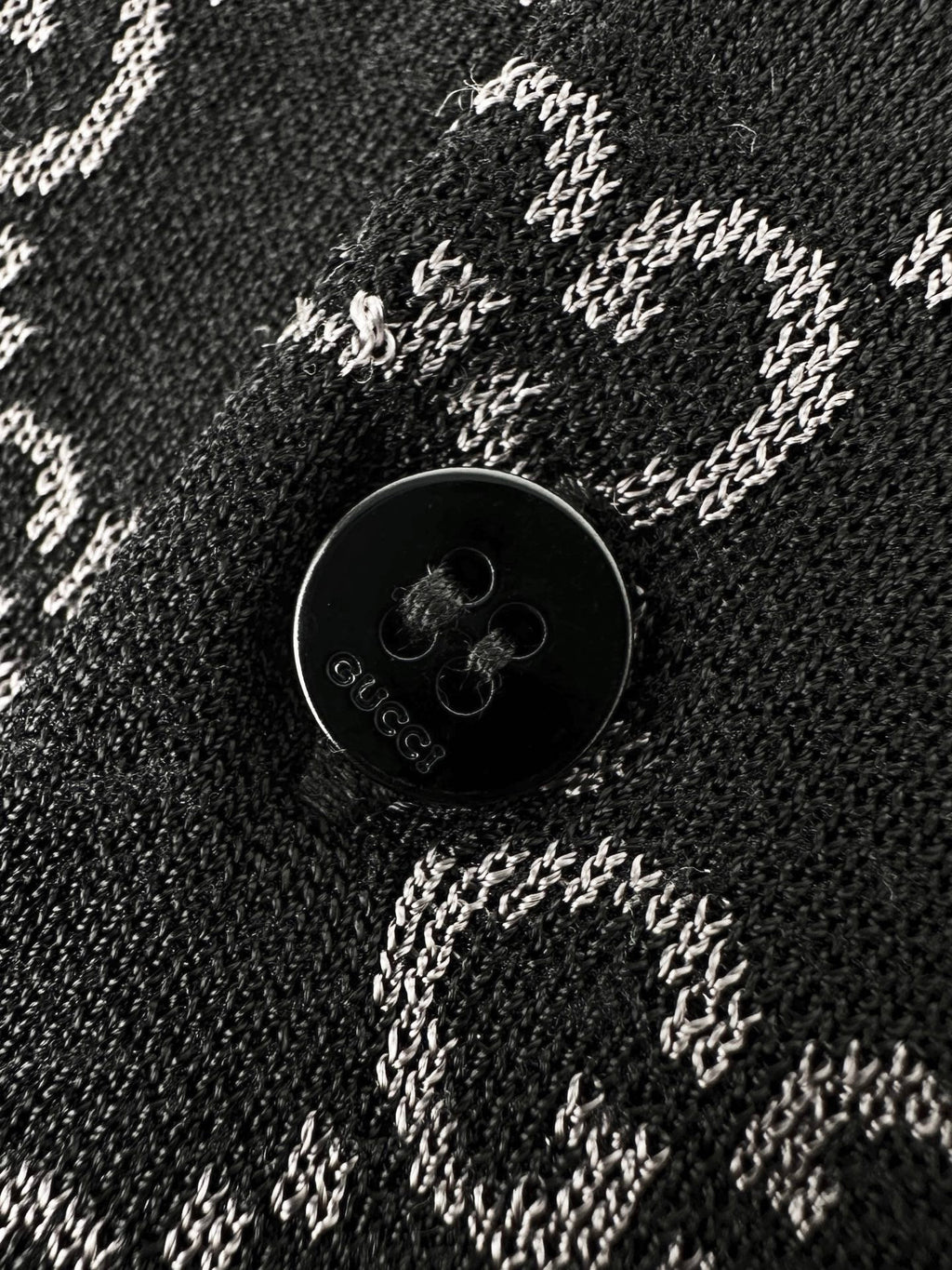 Falection FW26 GG Jacquard Longsleeve Polo Shirt