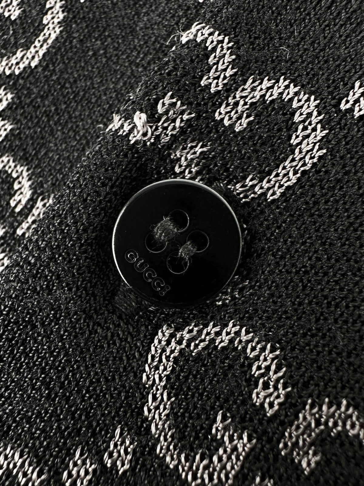 Falection FW26 GG Jacquard Longsleeve Polo Shirt